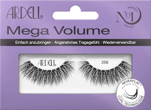 Ardell Künstliche Wimpern Mega Volume 258 (1 Paar), 2 St 4 Ardell Künstliche Wimpern Mega Volume 258 (1 Paar), 2 St – Bild 2