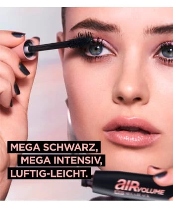 L’Oréal Paris Mascara Air Volume 30H Mega Black, 9,4 Ml 6 L’Oréal Paris Mascara Air Volume 30H Mega Black, 9,4 Ml – Bild 4