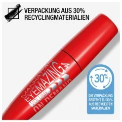 Mascara Eyemazing Volume On Demand 001 Black, 12 Ml -Make-up Foundation Verkäufe manhattan cosmetics mascara eyemazing volume on demand 001 black 6