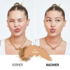 Puder-Foundation Lasting Perfection 003 Sesame, 10 G 20 Puder-Foundation Lasting Perfection 003 Sesame, 10 G -Make-up Foundation Verkäufe manhattan cosmetics puder foundation lasting perfection 003 sesame 4