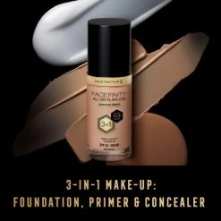 Max Factor Foundation Facefinity All Day Flawless LSF 20, 55 Beige, 30 Ml 17 Max Factor Foundation Facefinity All Day Flawless LSF 20, 55 Beige, 30 Ml -Make-up Foundation Verkäufe max factor foundation facefinity all day flawless lsf 20 55 beige 5