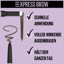 Maybelline New York Augenbrauenstift Express Brow Satin Duo 04 Dark Brown, 1 St 15 Maybelline New York Augenbrauenstift Express Brow Satin Duo 04 Dark Brown, 1 St -Make-up Foundation Verkäufe maybelline new york augenbrauenstift express brow satin duo 04 dark brown 1