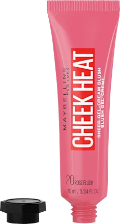 Maybelline New York Blush Cheek Heat 20 Rose Flash, 10 Ml