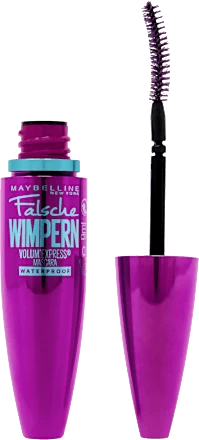 Maybelline New York Mascara Falsche Wimpern Waterproof 1 Very Black, 10,7 Ml