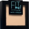 Maybelline New York Puder Fit Me Matte & Poreless 115 Ivory, 9 G