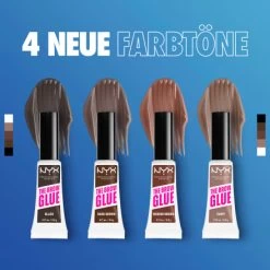 NYX PROFESSIONAL MAKEUP Augenbrauengel The Brow Glue Styler 04 Dark Brown, 5 G -Make-up Foundation Verkäufe nyx professional makeup augenbrauengel the brow glue styler 04 dark brown