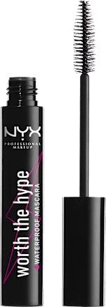 NYX PROFESSIONAL MAKEUP Mascara Worth The Hype Waterproof 01 Black, 7 Ml